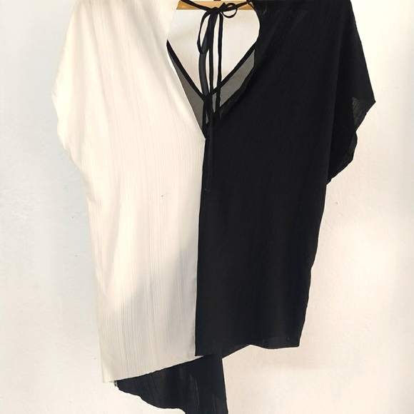 Zara Tops Pleated Blouse - Picture 6 of 7